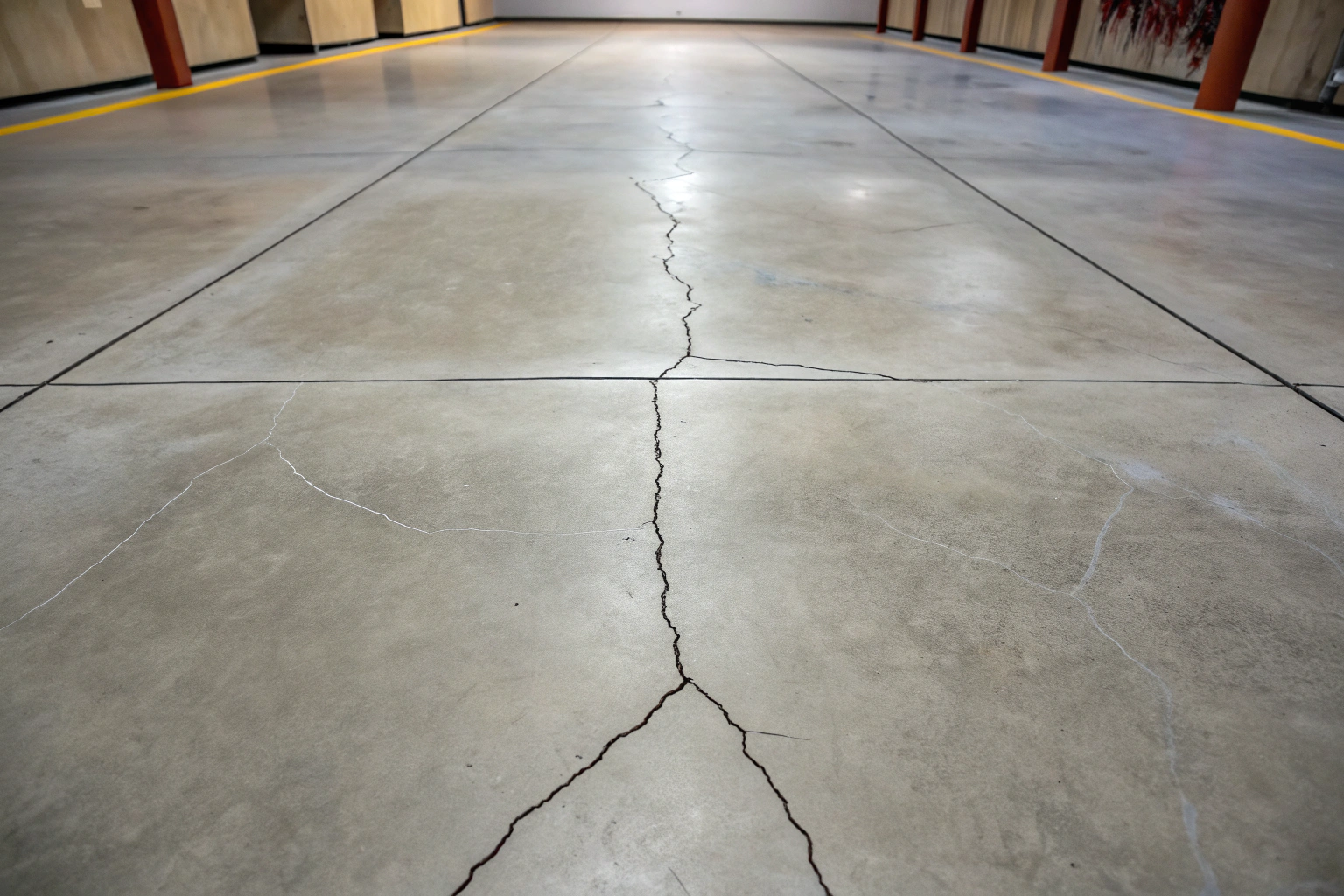 concrete-floor-with-diagonal-settlement-crack-patt